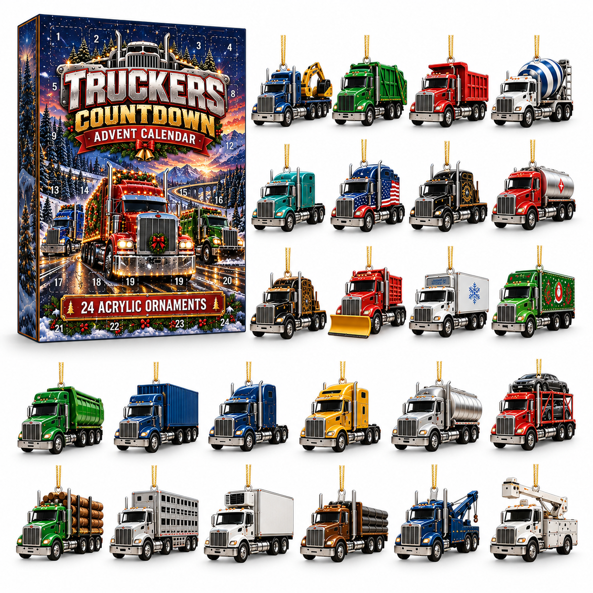 Truckers Countdown Advent Calendar